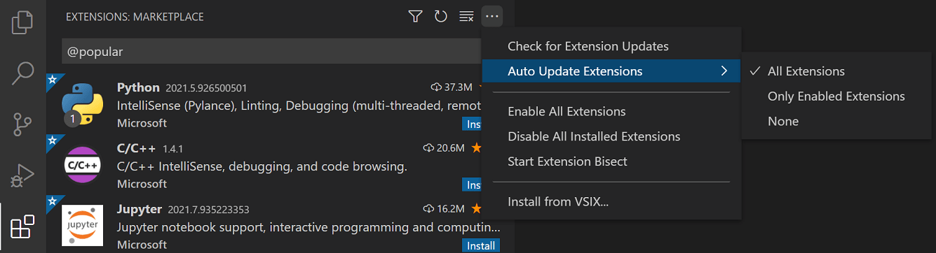 more dropdown