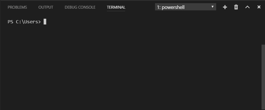 Integrated terminal